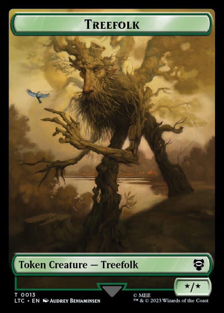 Treefolk Token (G */*) // Food Token