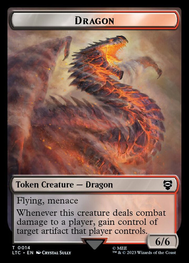 Dragon Token (BR 6/6) // Wraith Token (B 3/3)