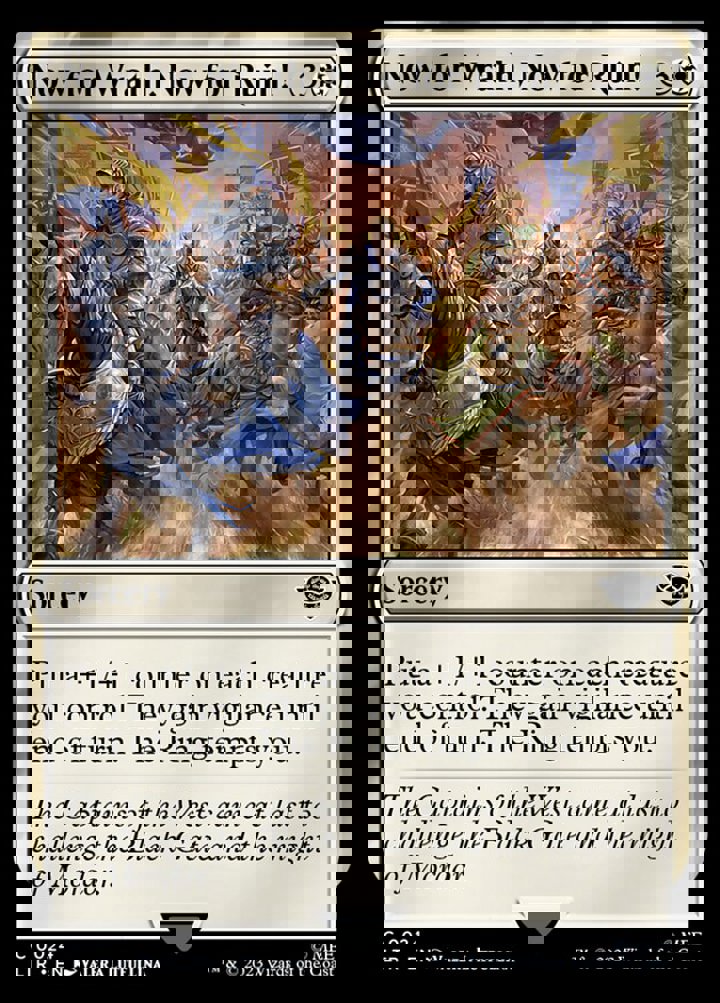 Now for Wrath, Now for Ruin!