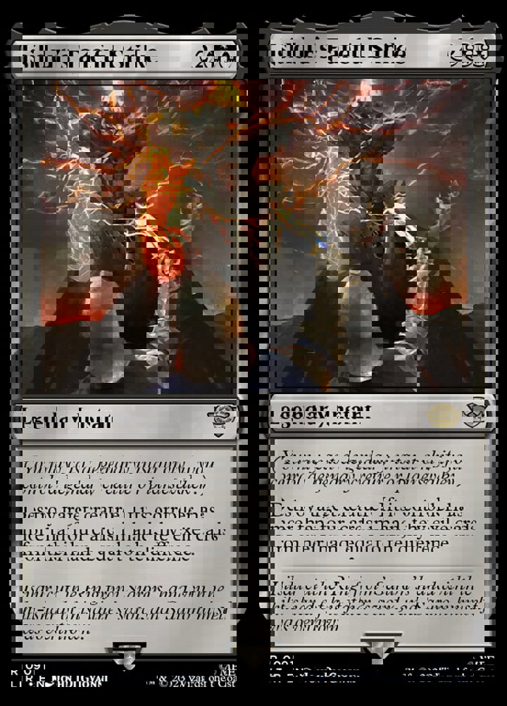 Isildur's Fateful Strike