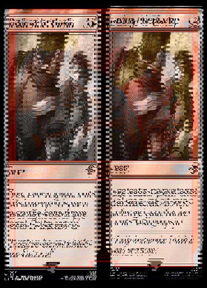Breaking of the Fellowship