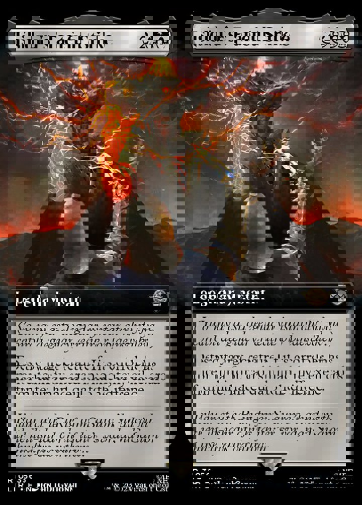 Isildur's Fateful Strike