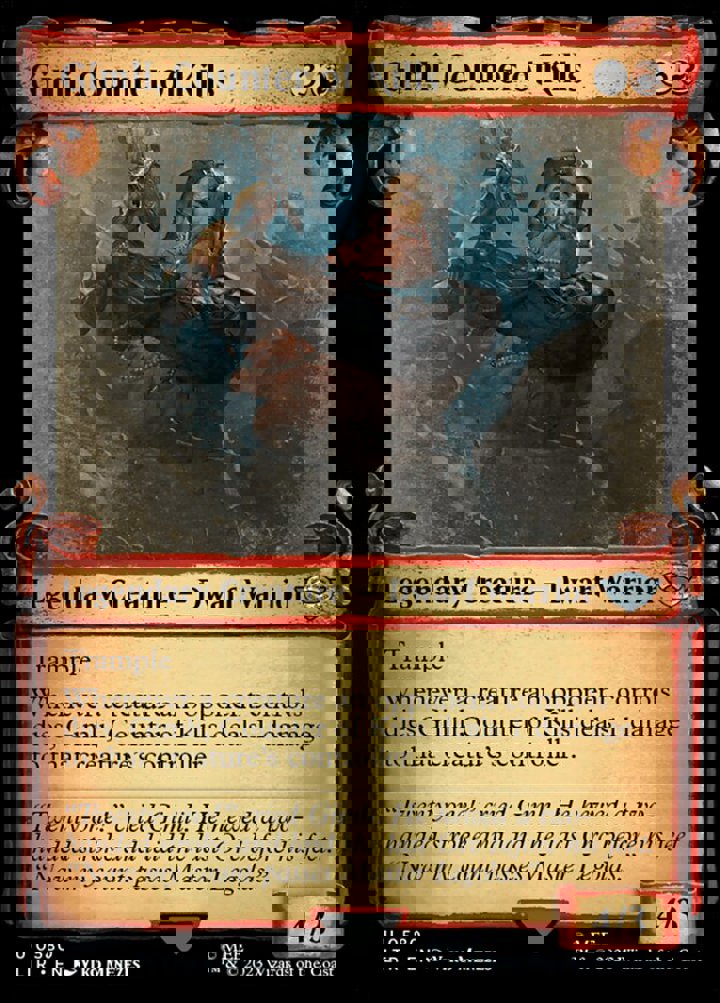 Gimli, Counter of Kills (V.1)