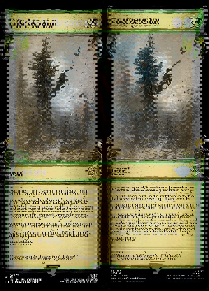 Entish Restoration (V.1)