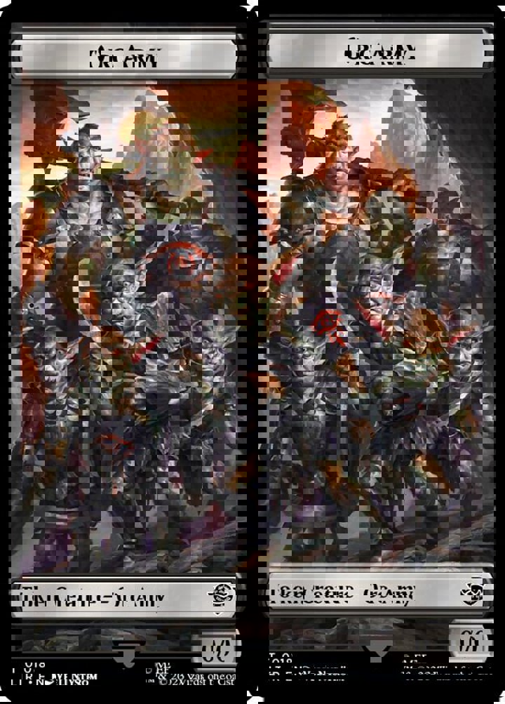 Orc Army Token (Black 0/0) (V.1)