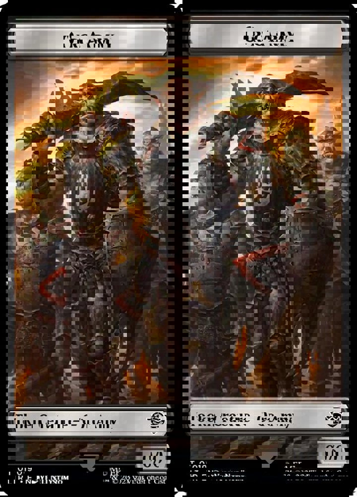 Orc Army Token (Black 0/0) (V.2)