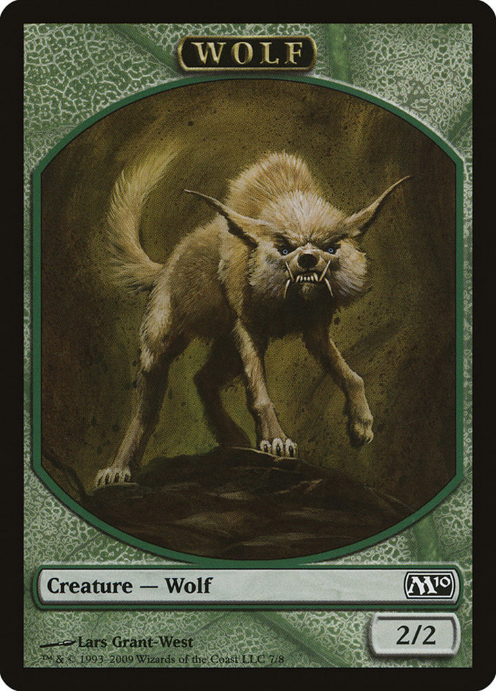 Wolf Token (Green 2/2)