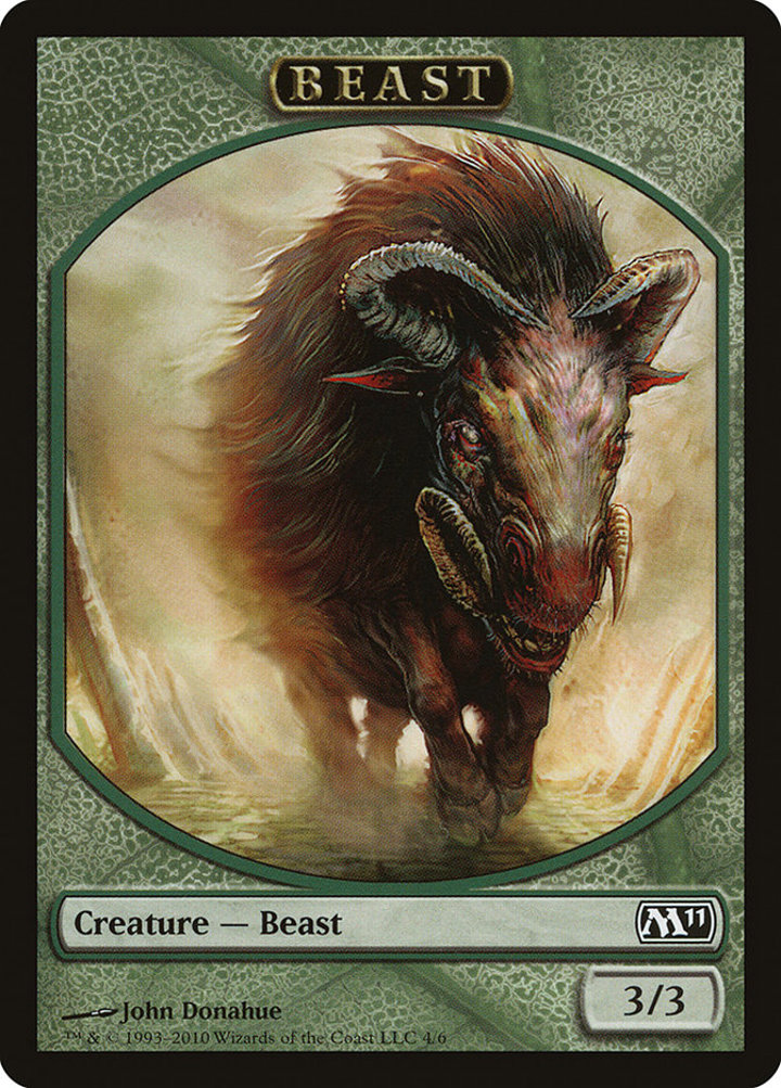 Beast Token (Green 3/3)