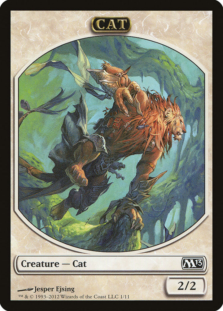 Cat Token (White 2/2)