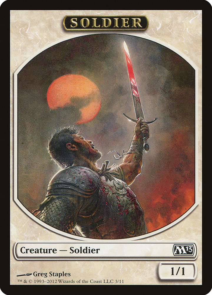 Soldier Token (White 1/1)