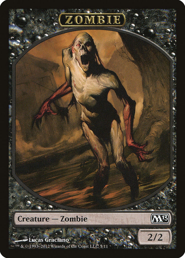 Zombie Token (Black 2/2)