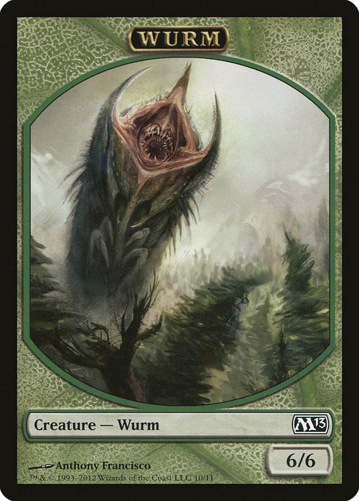 Wurm Token (Green 6/6)