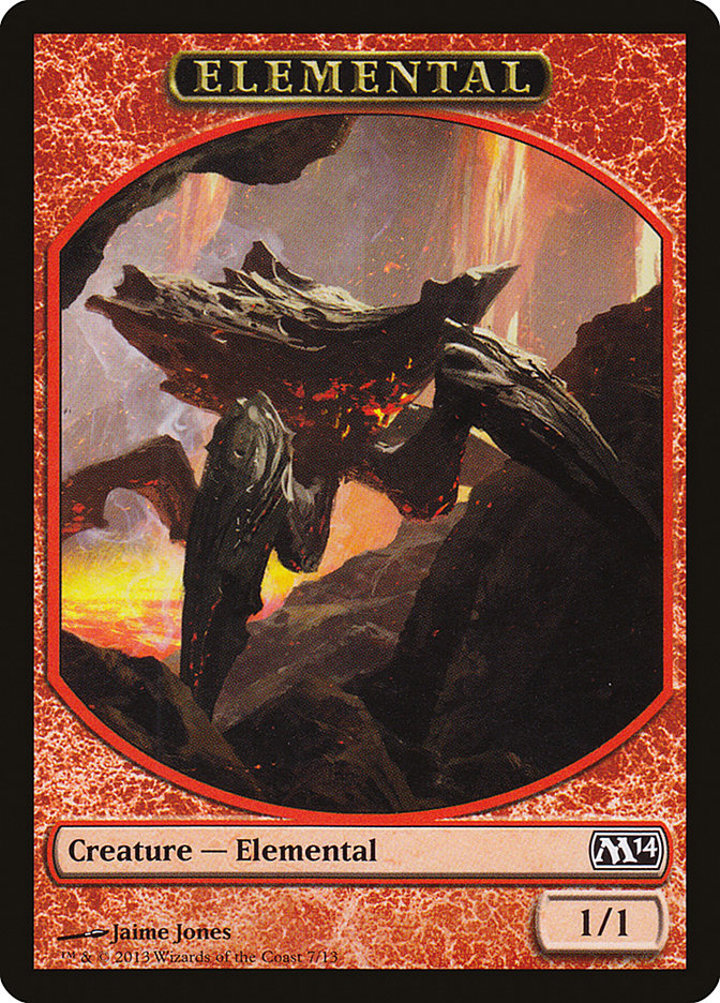 Elemental Token (Red 1/1) (V.1)