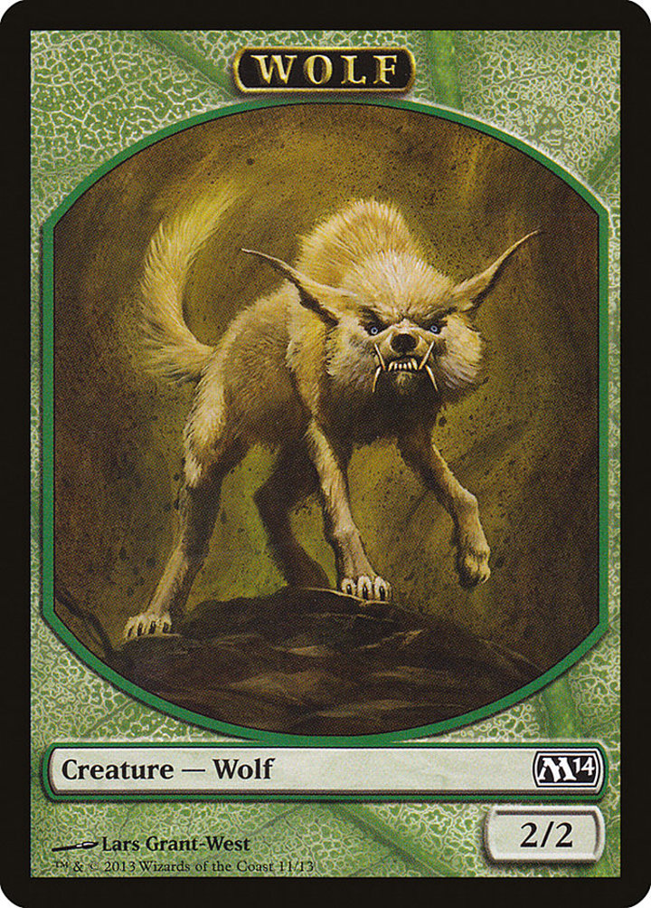 Wolf Token (Green 2/2)