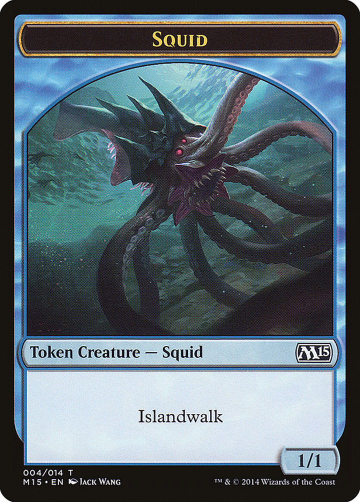 Squid Token (Blue 1/1)