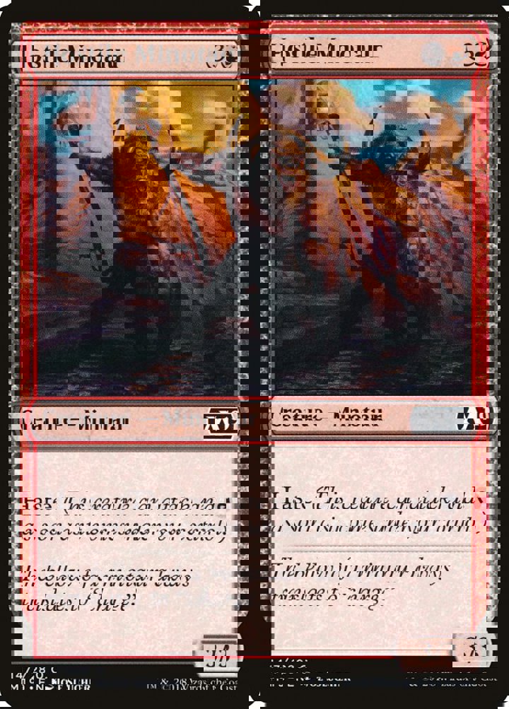 Hostile Minotaur