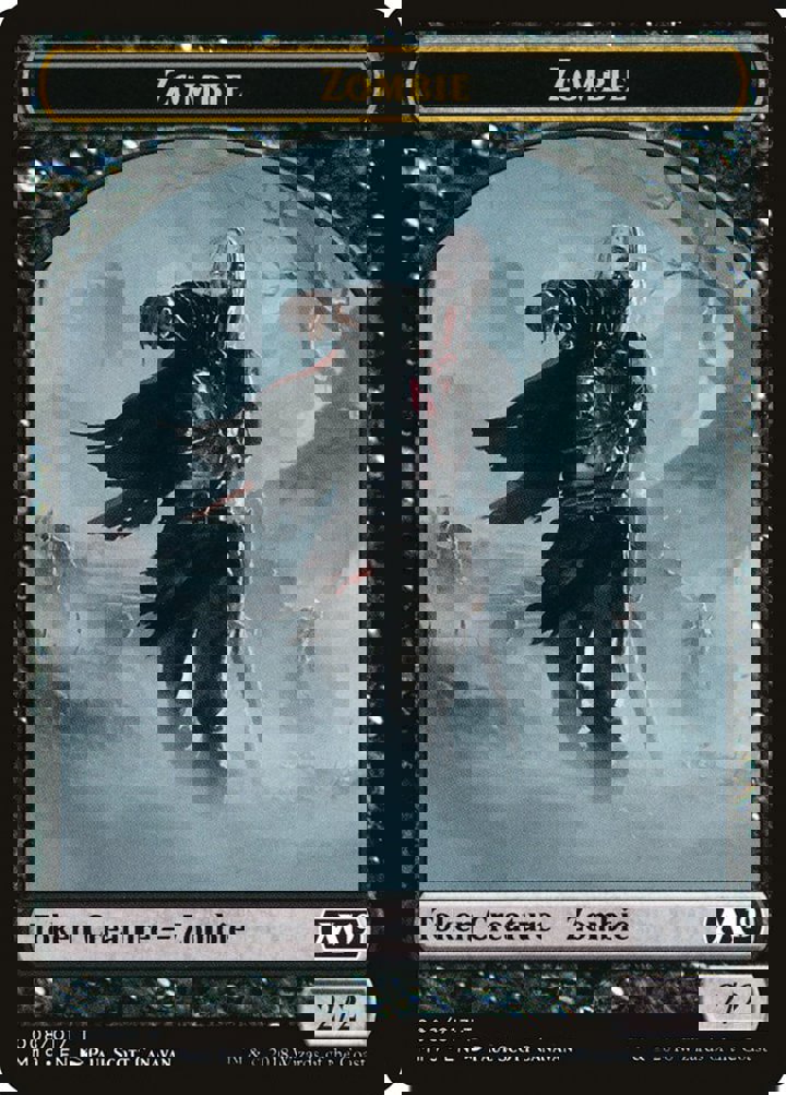 Zombie Token (Black 2/2)