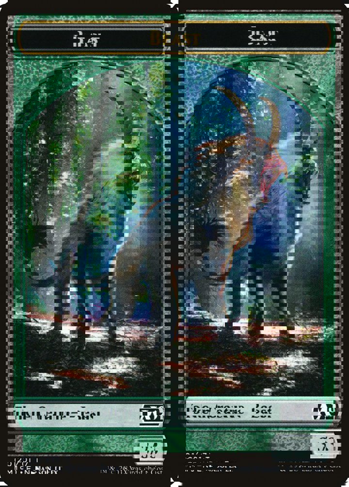 Beast Token (Green 3/3)