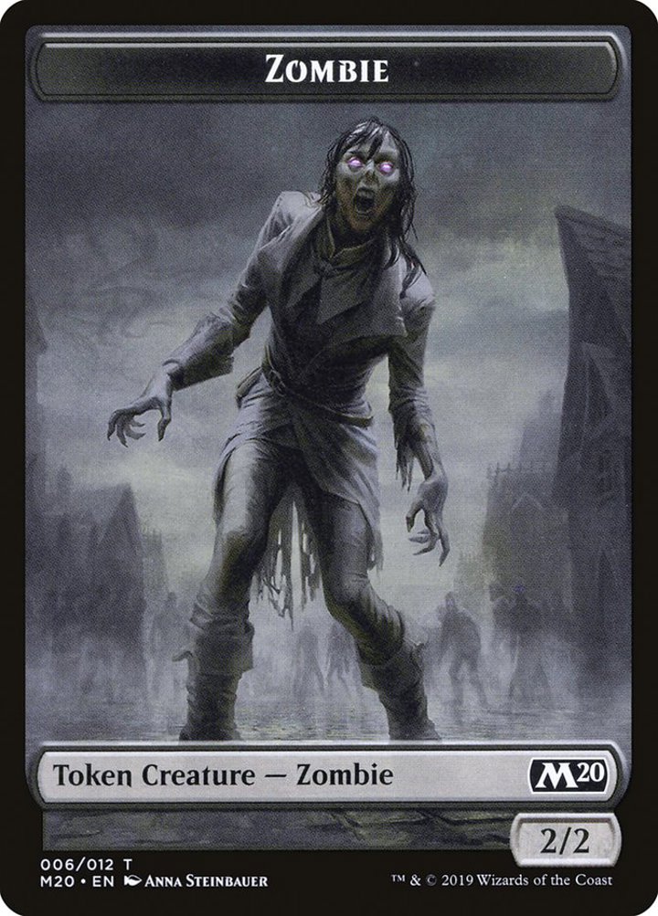 Zombie Token (Black 2/2)