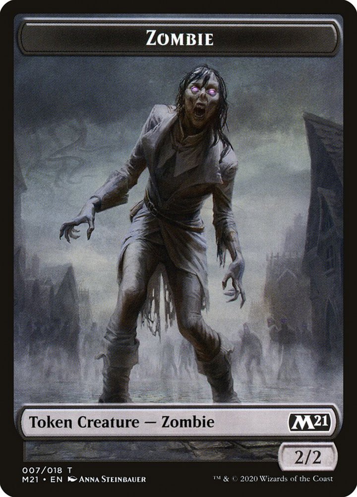 Zombie Token (Black 2/2)