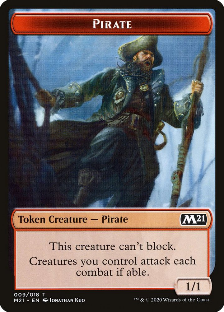 Pirate Token (R 1/1) // Construct Token (C 4/4)