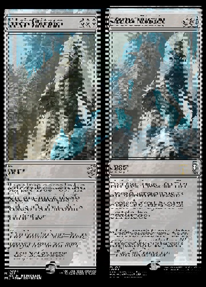 Selective Obliteration