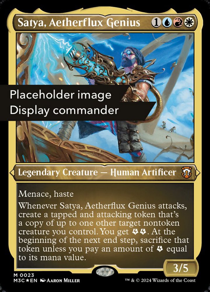 Satya, Aetherflux Genius (V.6)