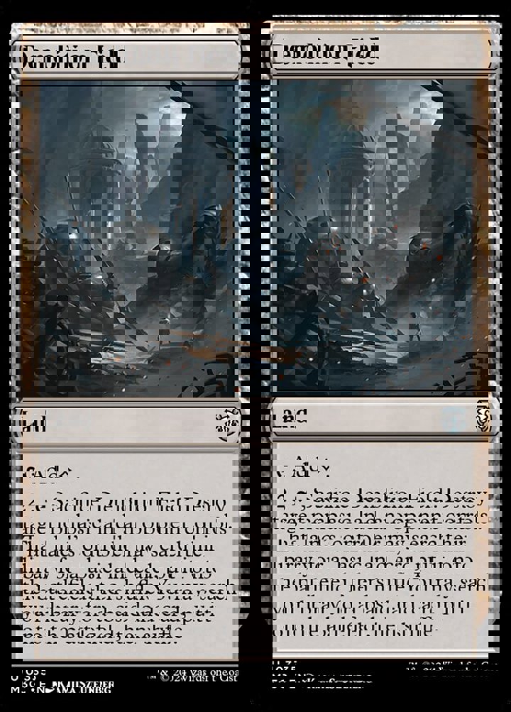 Demolition Field