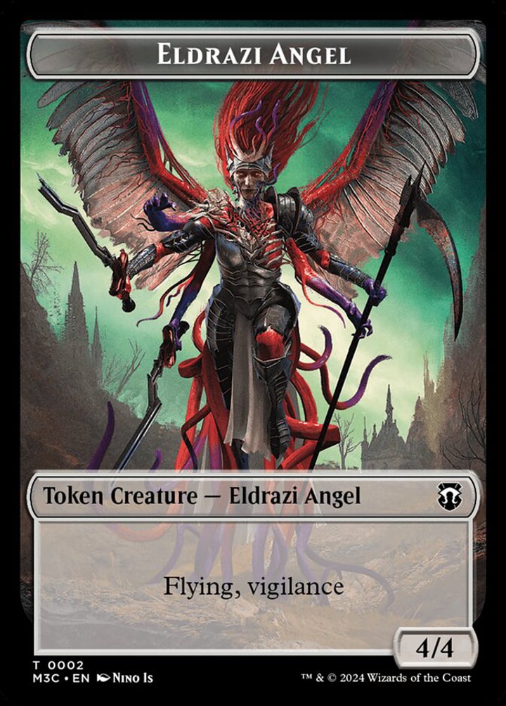 Copy Token // Eldrazi Angel Token (C 4/4) (V.1)