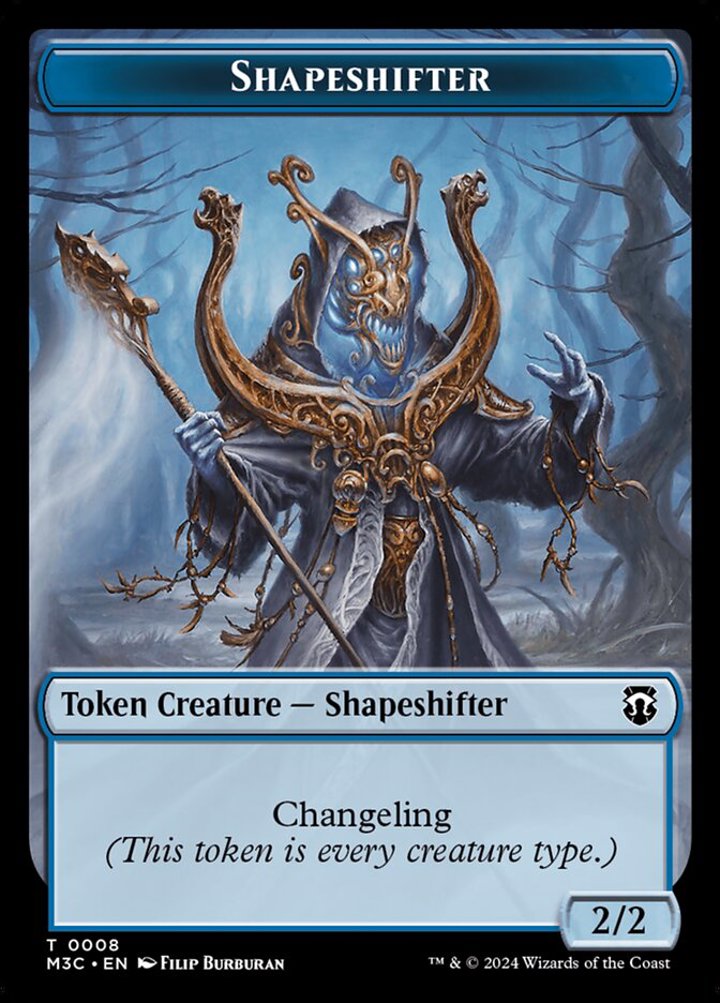 Beast Token (B 3/3) // Shapeshifter Token (U 2/2) (V.1)