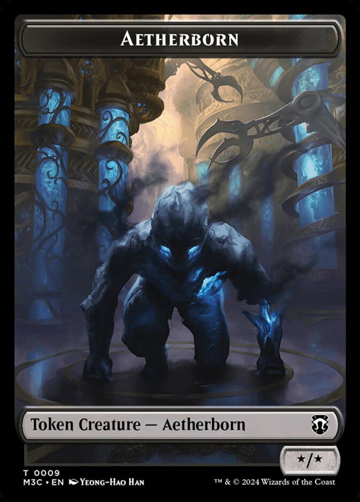 Aetherborn Token (B */*) // Thopter Token (A 1/1) (V.1)