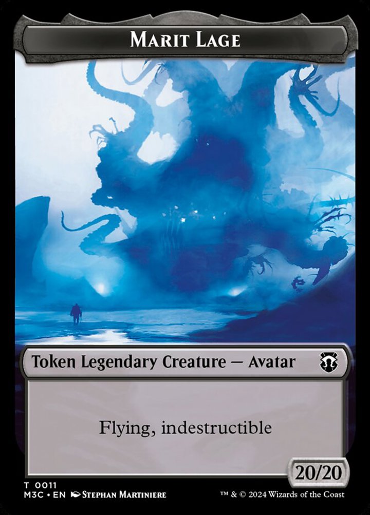 Marit Lage Token (B 20/20) // Sand Warrior Token (RGW 1/1) (V.1)