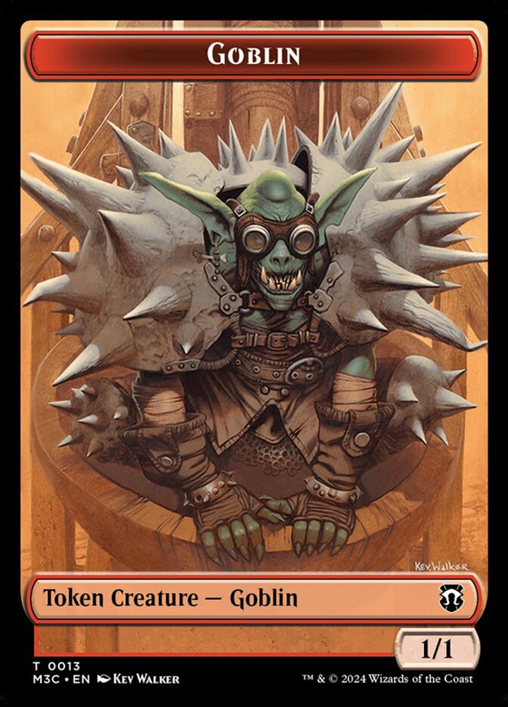 Goblin Token (R 1/1) // Tarmogoyf Token (G */1+*)