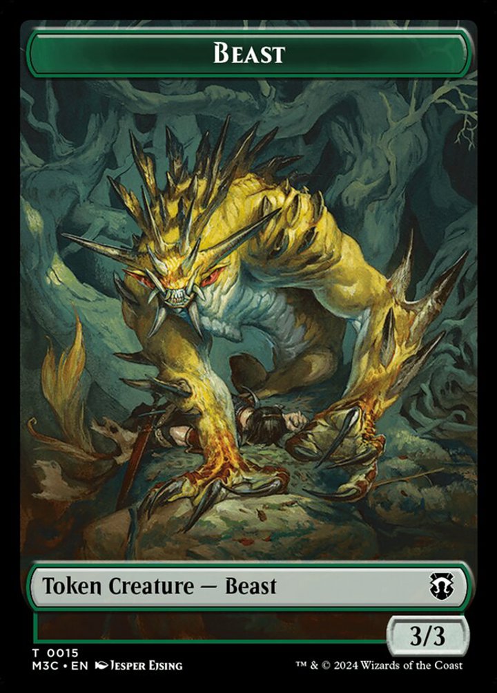Beast Token (G 3/3) // Insect Token (G 1/1) (V.1)