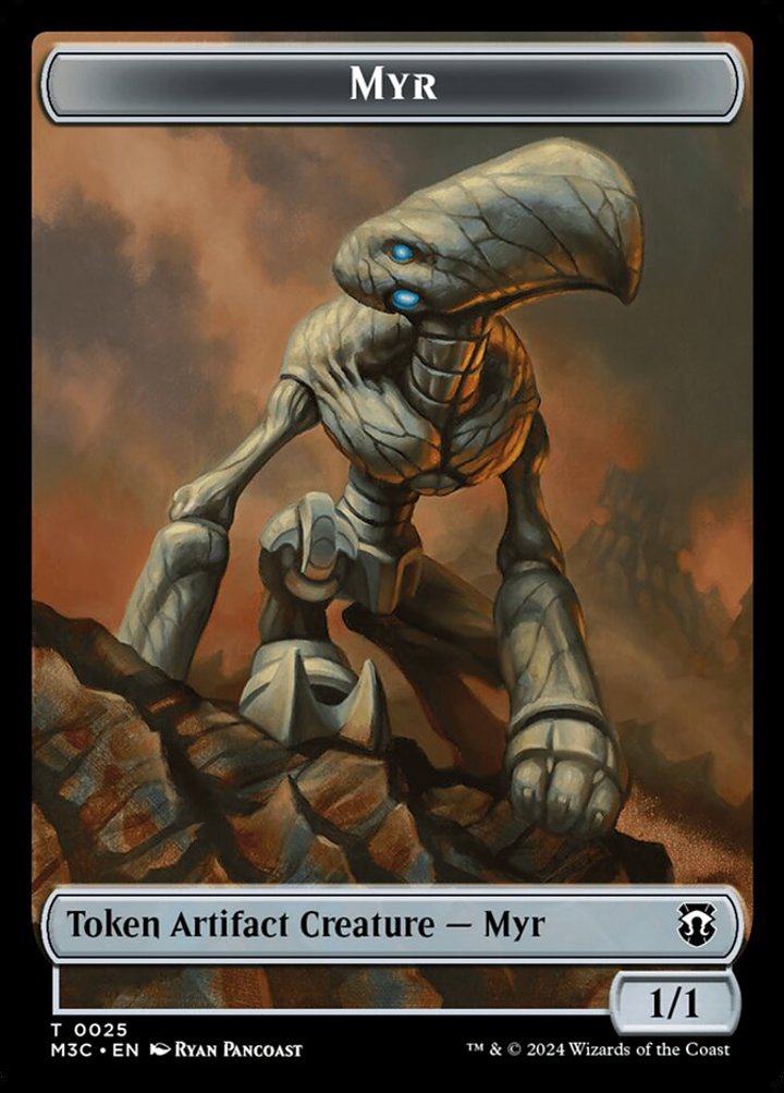 Construct Token (C 6/12) // Myr Token (C 1/1) (V.1)
