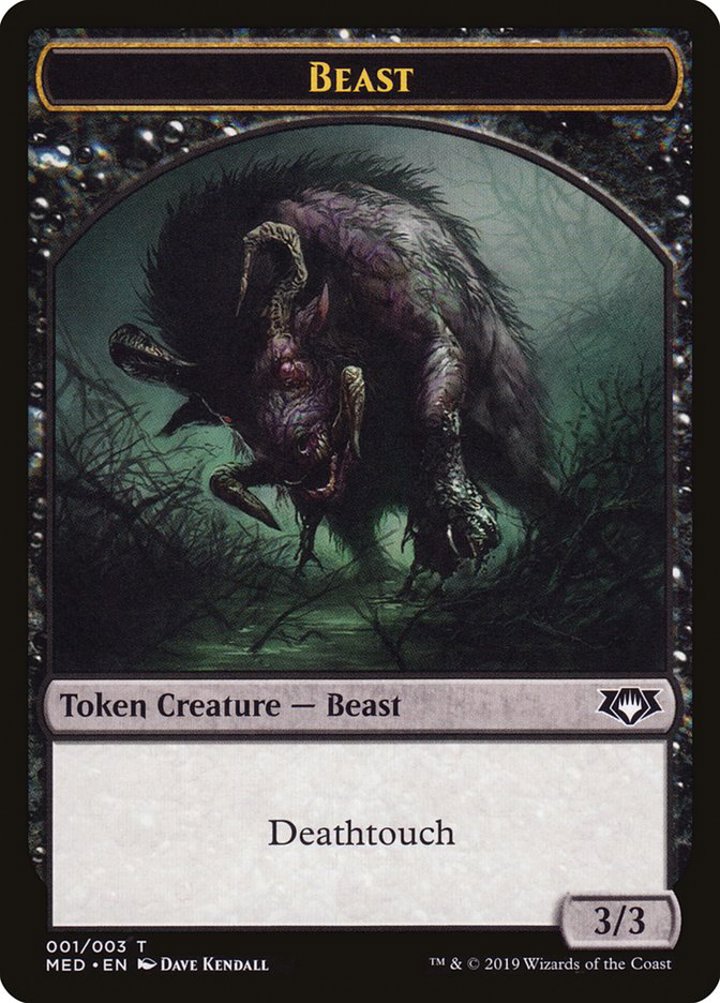 Beast Token (Black 3/3)