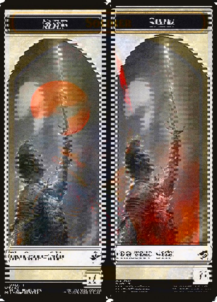 Soldier Token (White 1/1)