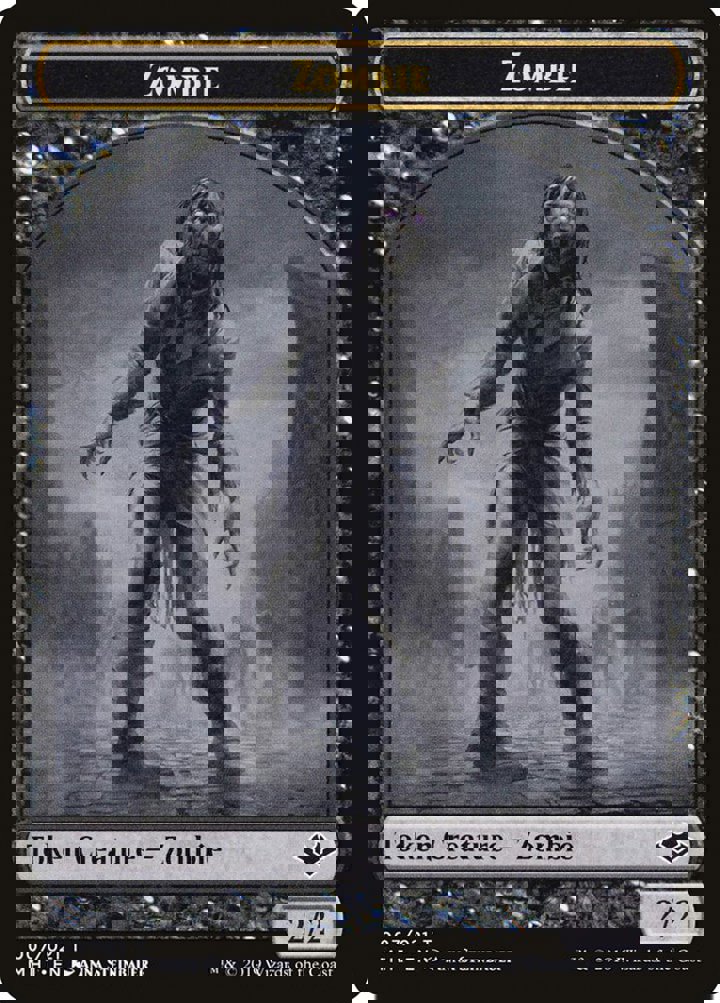 Zombie Token (Black 2/2)