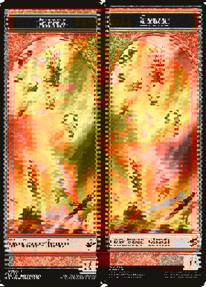 Elemental Token (Red 1/1)
