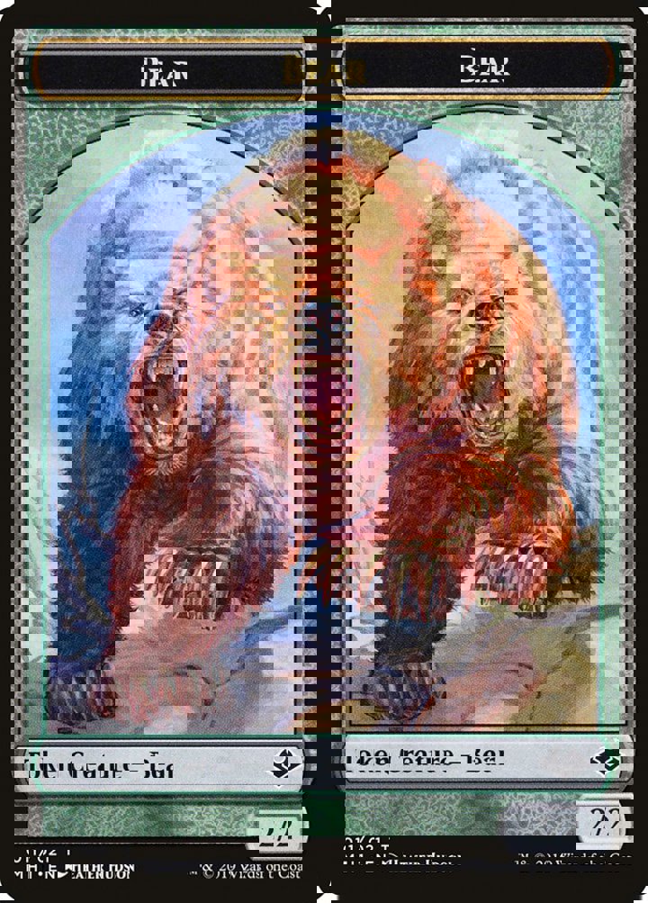 Bear Token (Green 2/2)