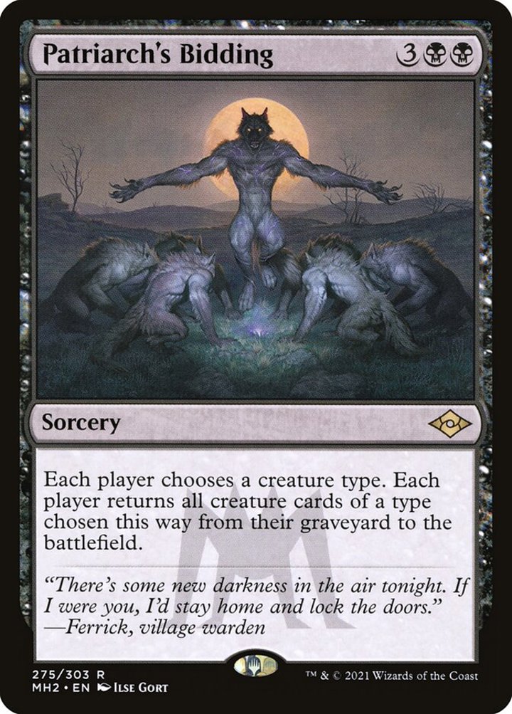 Patriarch's Bidding (V.1)