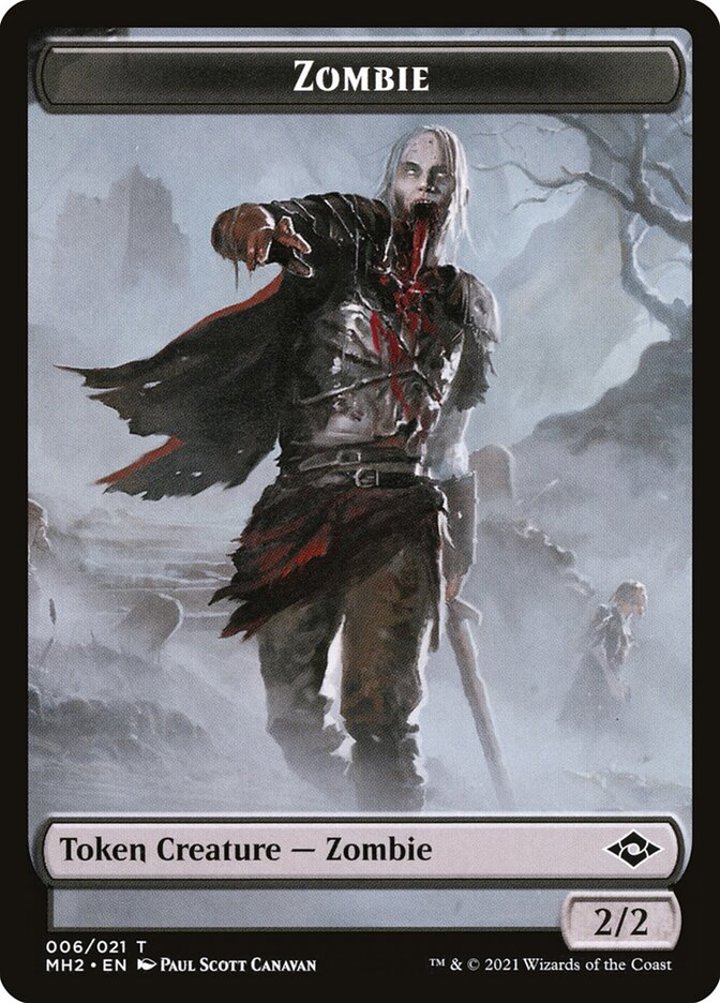 Zombie Token (Black 2/2)