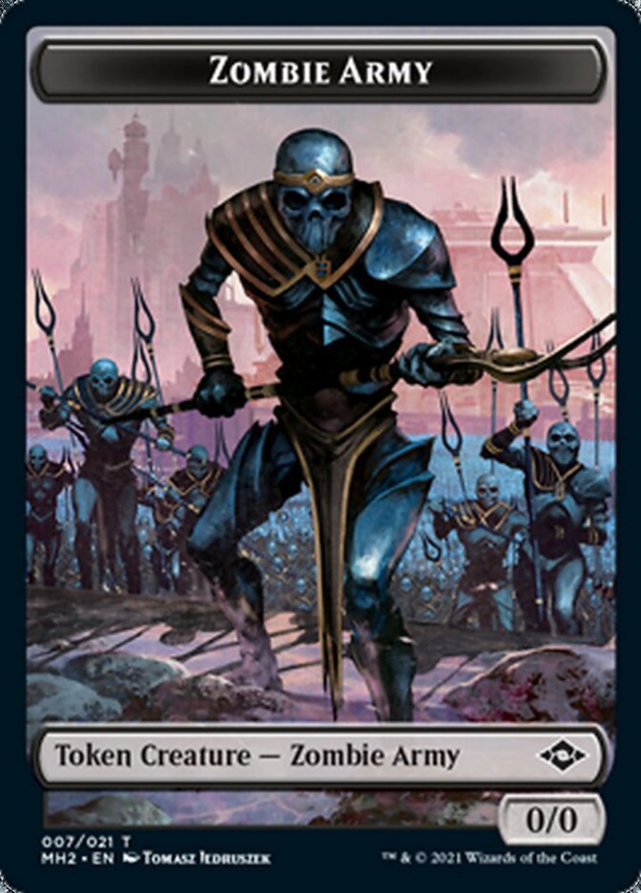 Zombie Army Token (Black 0/0)