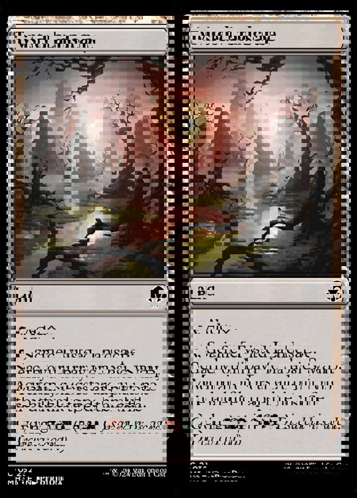 Twisted Landscape
