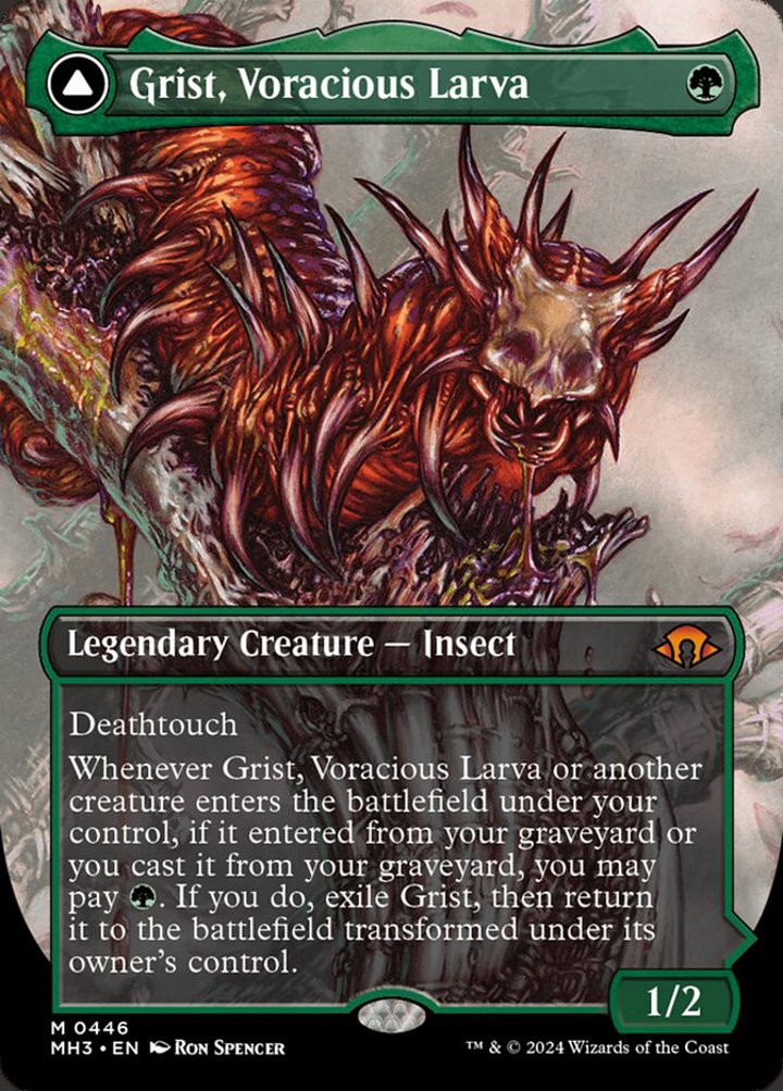 Grist, Voracious Larva // Grist, the Plague Swarm (V.1)