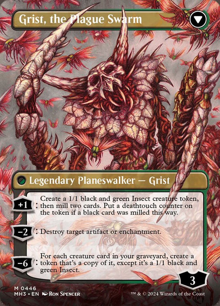 Grist, Voracious Larva // Grist, the Plague Swarm (V.1)