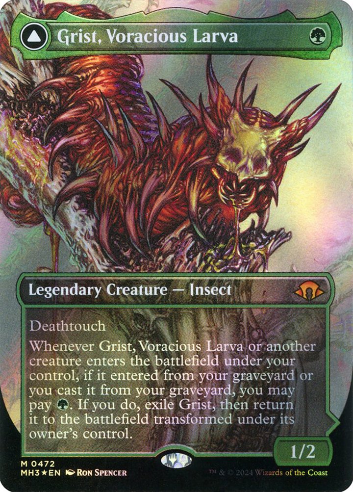 Grist, Voracious Larva // Grist, the Plague Swarm (V.2)