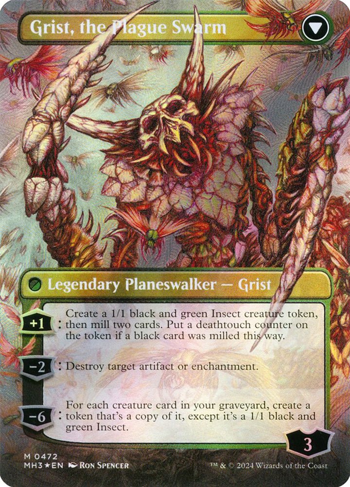 Grist, Voracious Larva // Grist, the Plague Swarm (V.2)
