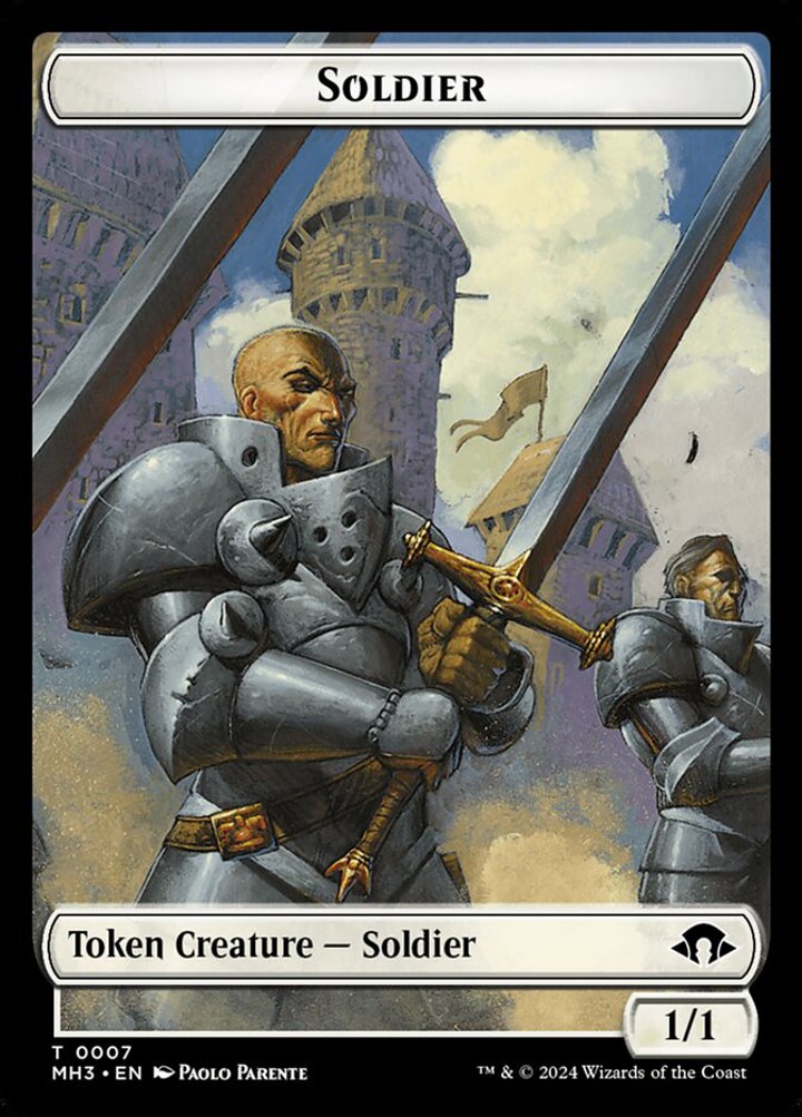 Soldier Token (White 1/1)