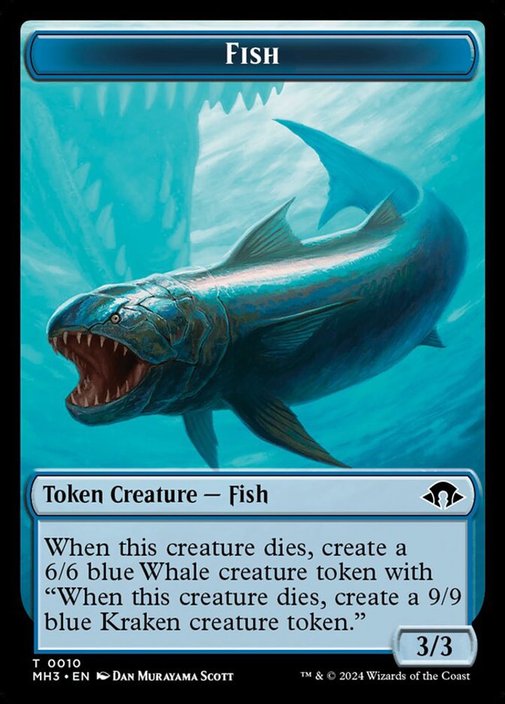 Fish Token (Blue 3/3)